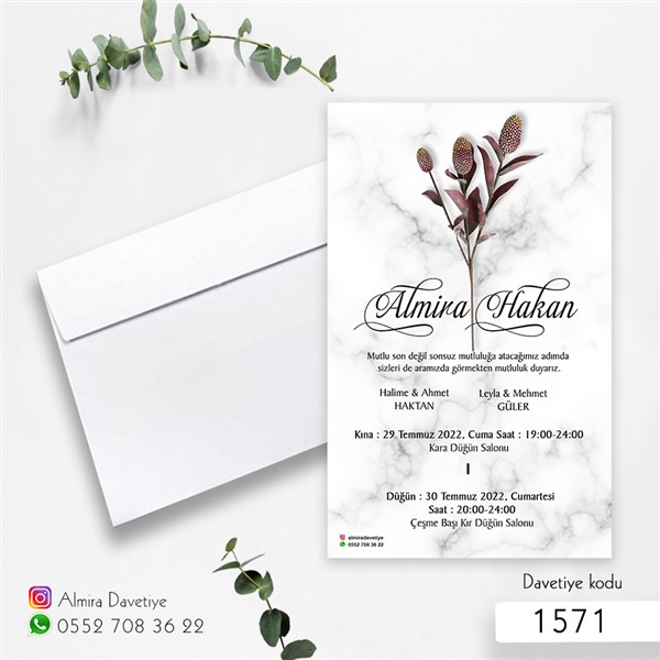Beyaz Zarflı | 1571 |