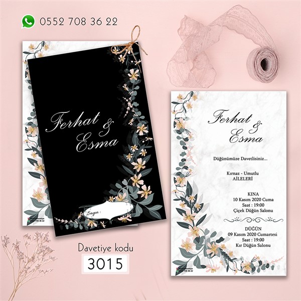 Çiftli Davetiye | 3015 |