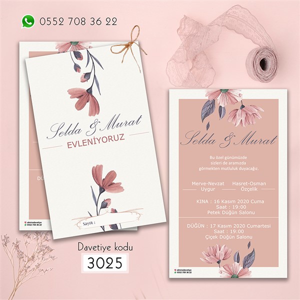 Çiftli Davetiye | 3025 |