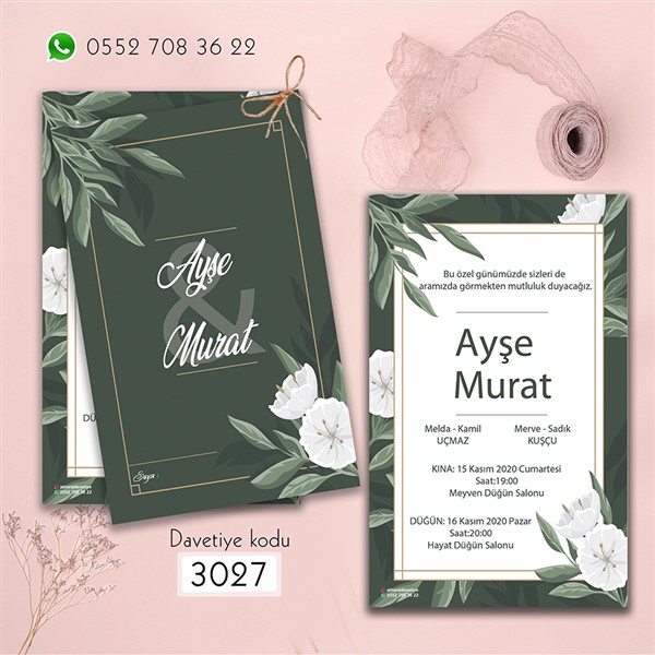 Çiftli Davetiye | 3027 |