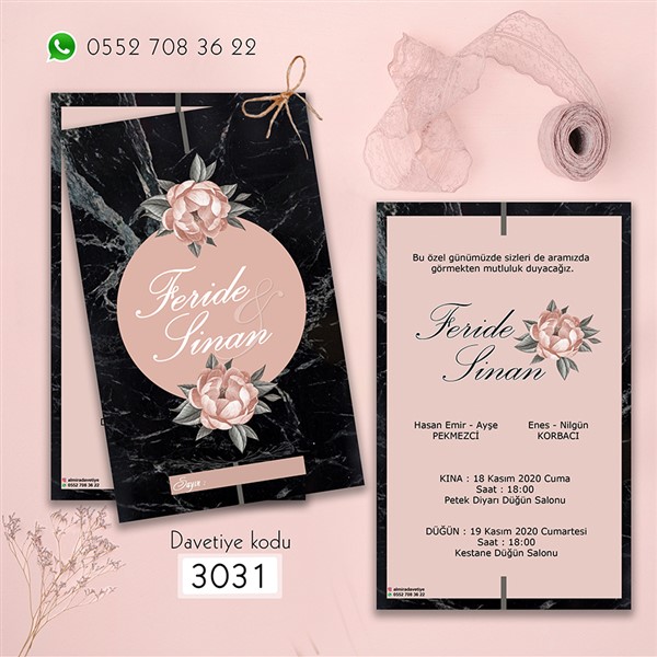 Çiftli Davetiye | 3031 |