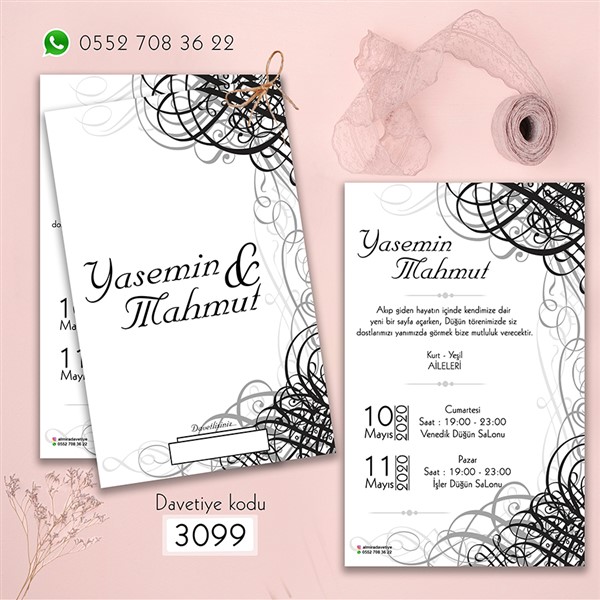 Çiftli Davetiye | 3099 |