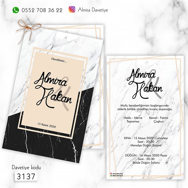 Çiftli Davetiye | 3137 |