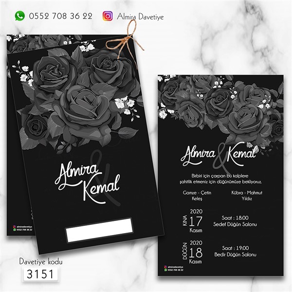 Çiftli Davetiye | 3151 |