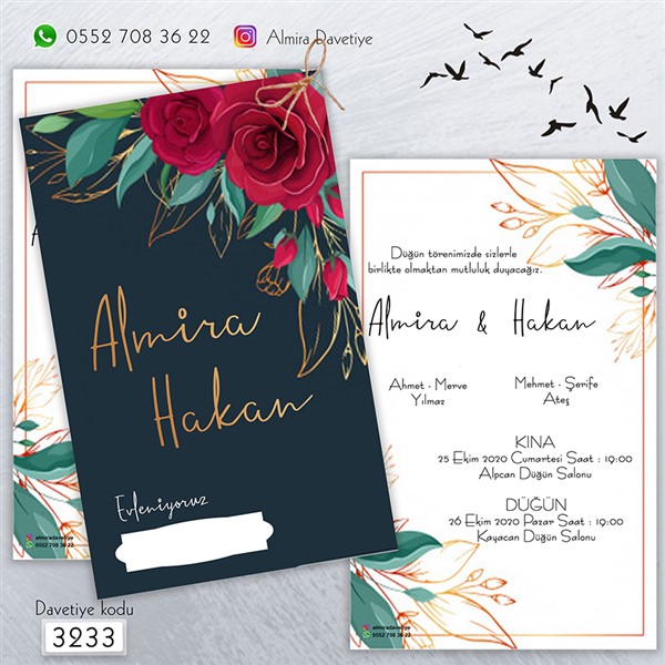 Çiftli Davetiye | 3233 |