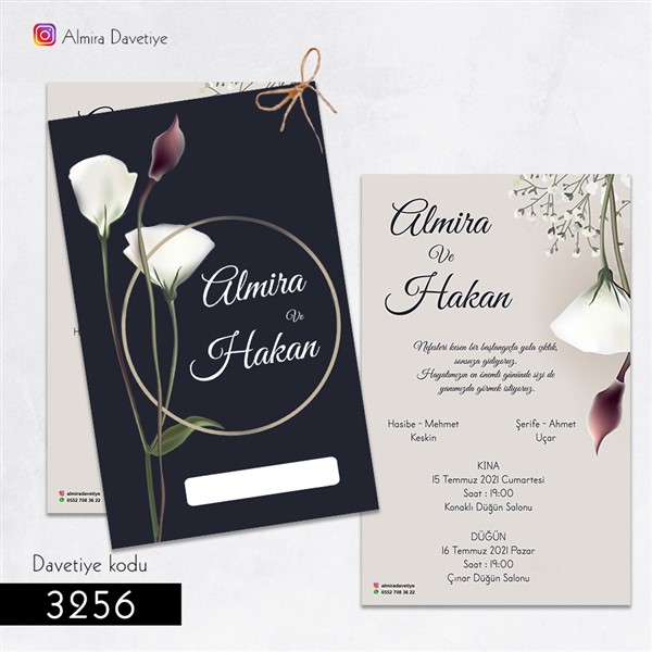 Çiftli Davetiye | 3256 |