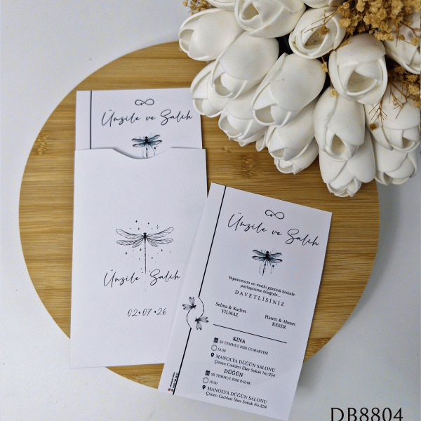 Kapalı Dik Beyaz Zarf | DB8804